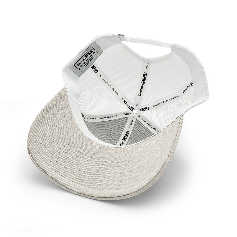 Georgia Tech Logo Trucker Hat, Gray