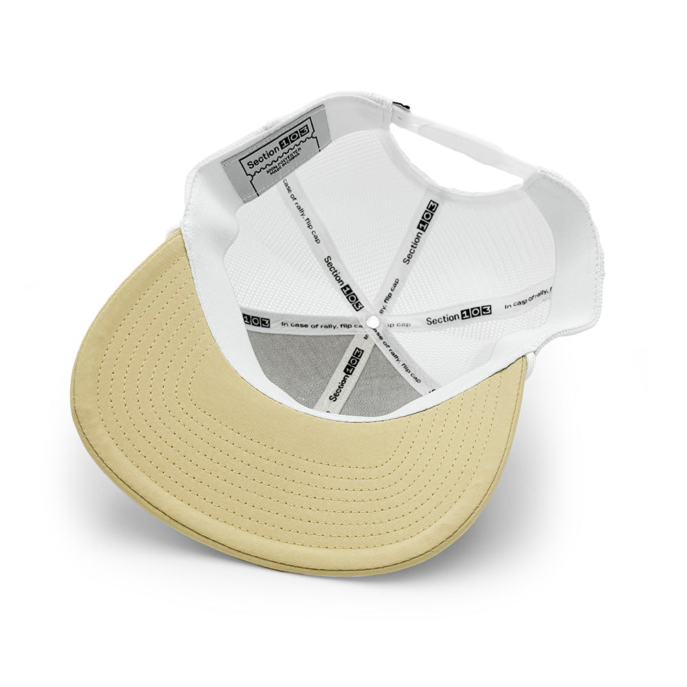 Georgia Tech Logo Rope Trucker Hat, Gold