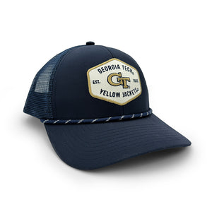 Georgia Tech Yellow Jackets Patch Trucker Hat