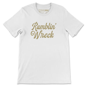 Georgia Tech Ramblin' Wreck Script T-Shirt